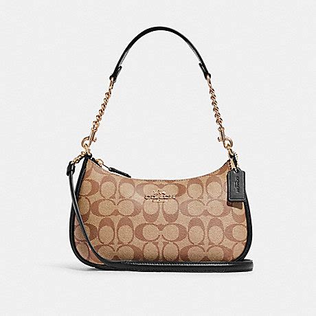 cheap coach shoulder bags|coach signature canvas shoulder bag.